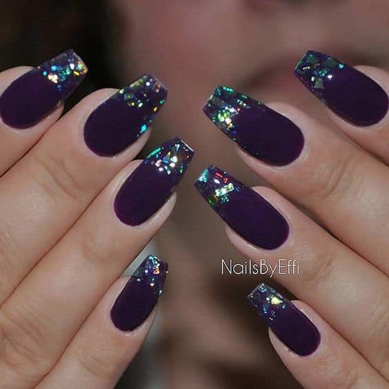 Purple Ballerina Nail