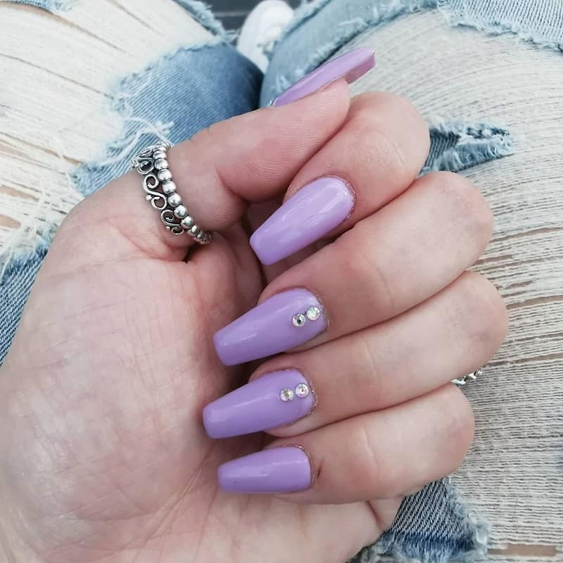 purple ballerina nails