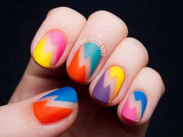 Short round nail design