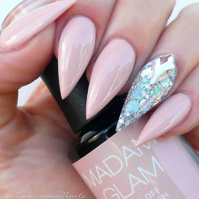 20 Nude Stiletto Nails to Complement Any Look – NailDesignCode