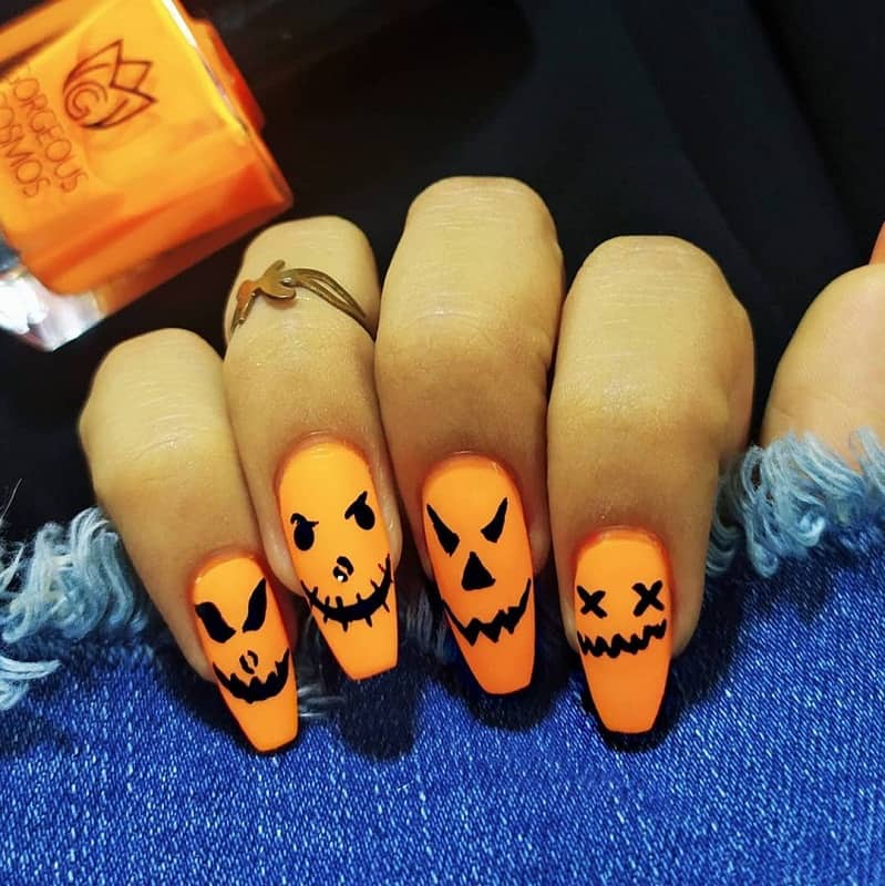 halloween ballerina nails