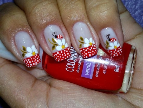 Ladybug Nail Designs 15 Ideas To Carry Good Luck Naildesigncode