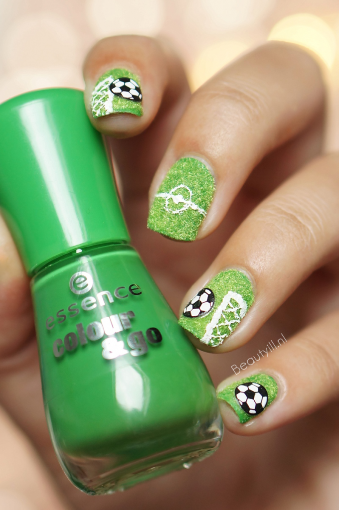 soccer nail art