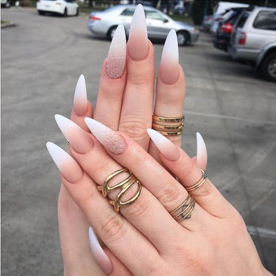 Ombre Nude Nail Ideas