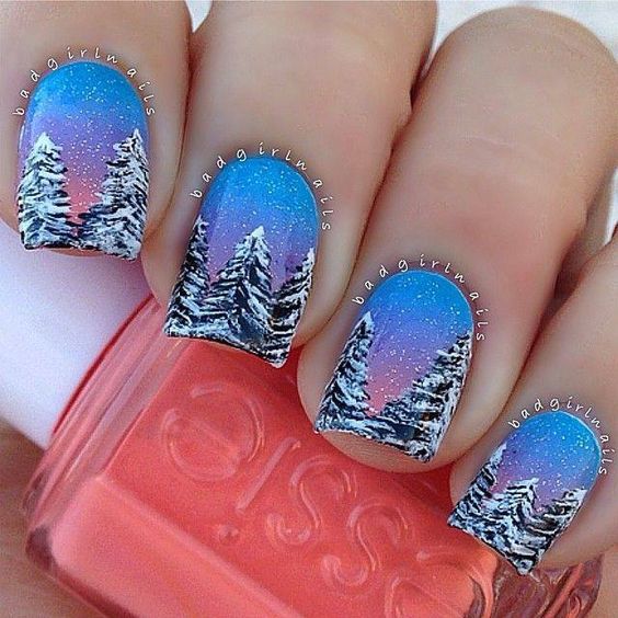 Winter Nail Design