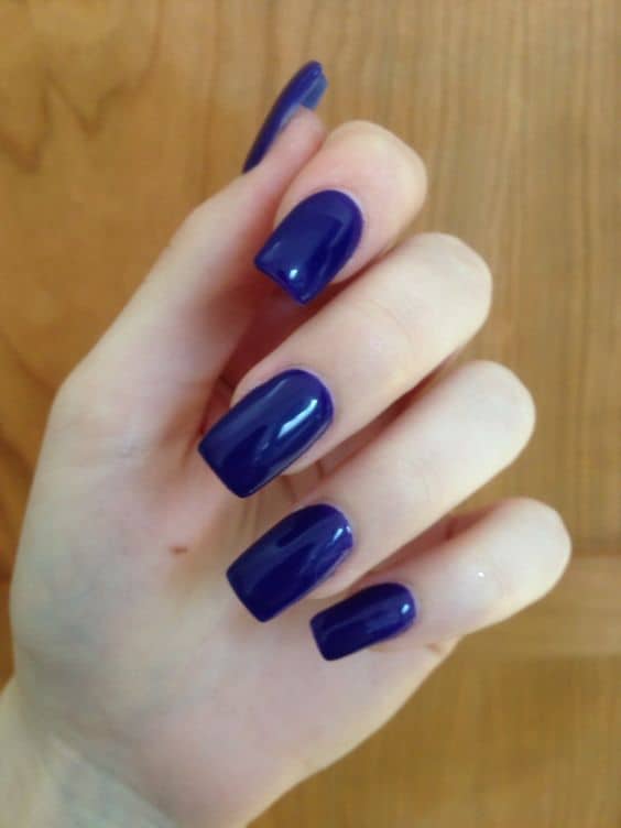 Royal Blue Acrylic Nails