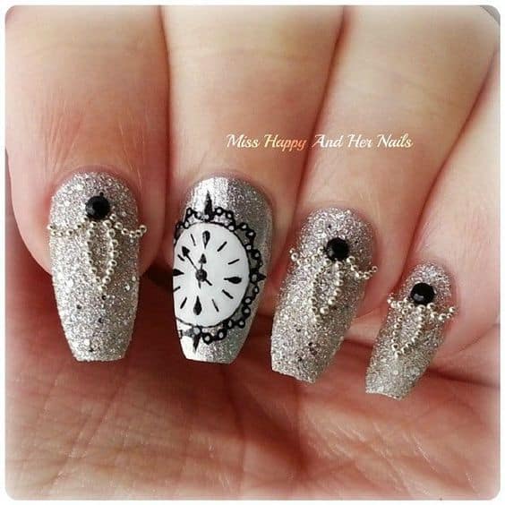 new years eve nail designs