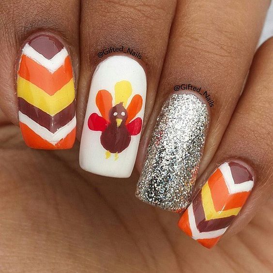 25 Thanksgiving Nail Art to Celebrate the Holiday NailDesignCode