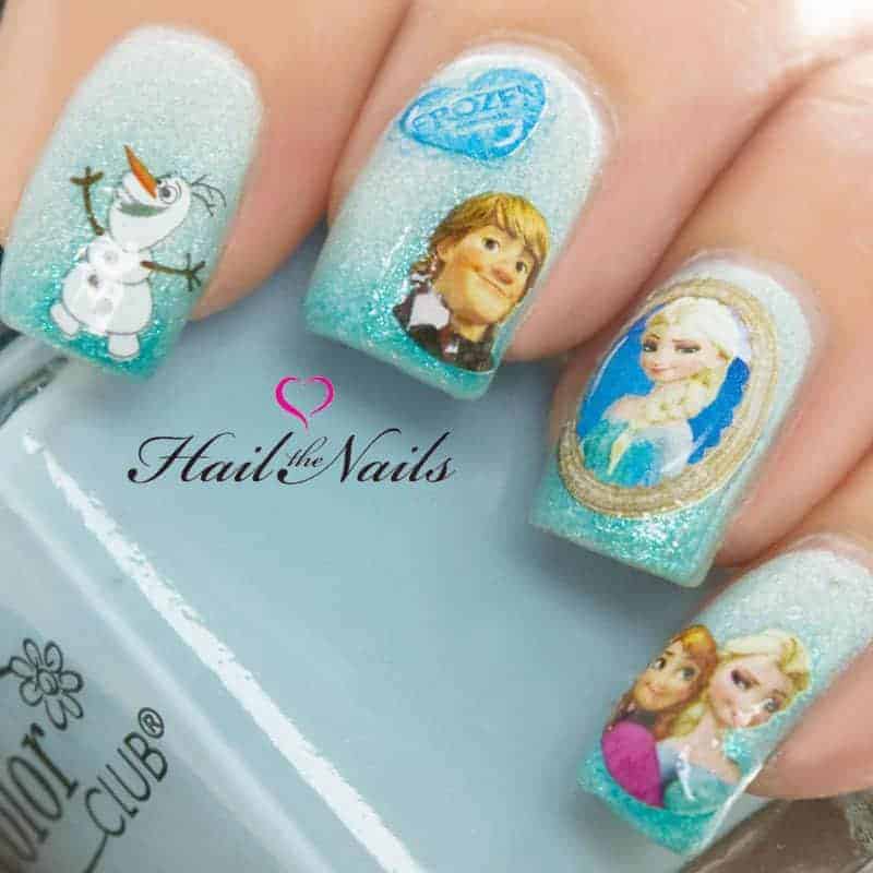 15 Frozen Nail Designs You Dont Want To Miss Naildesigncode