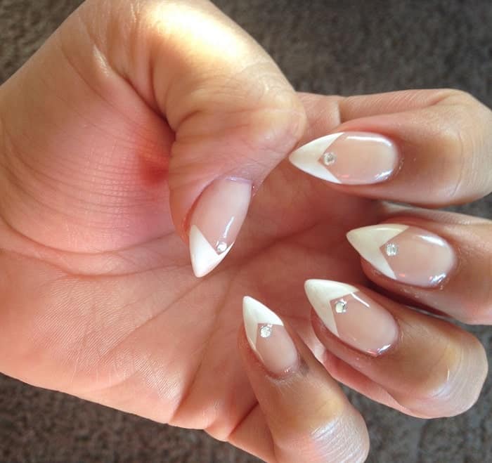 short french stiletto nails