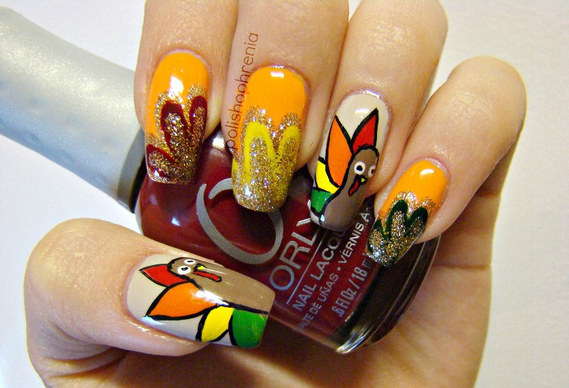 25 Thanksgiving Nail Art to Celebrate the Holiday – NailDesignCode