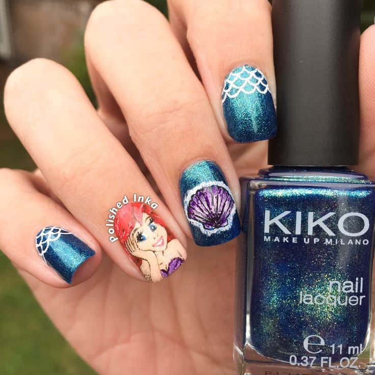 Ariel the Little Mermaid Nail