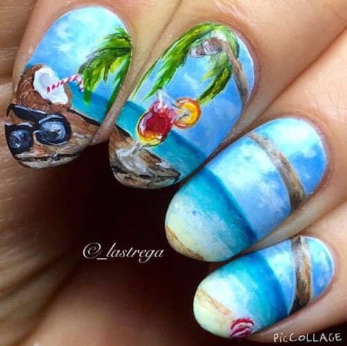 25 Breezy Beach Nail Designs To Try This Summer