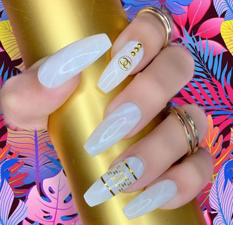 15 Chanel Nail Designs to Flaunt Love for Brands NailDesignCode