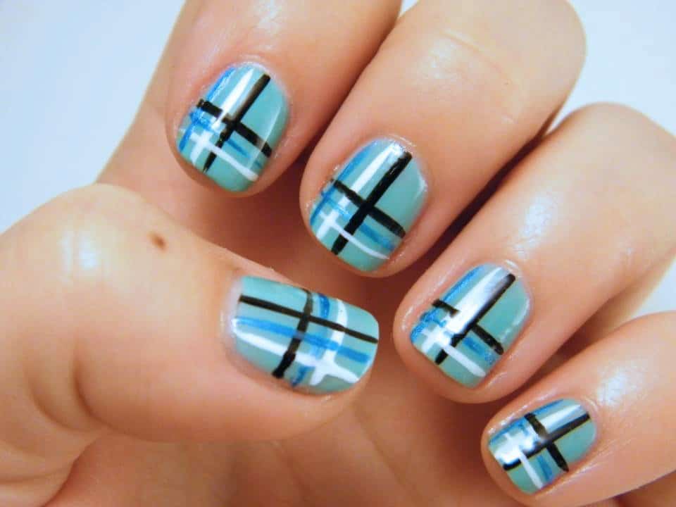 cross nail design images