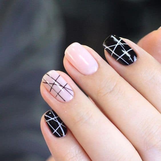 35 Geometric Nail Ideas for A Trendy Look – NailDesignCode