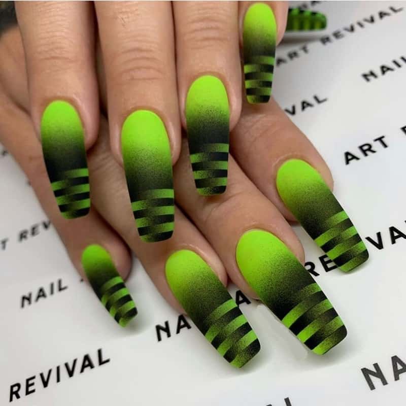 20 Astounding Airbrush Nail Art to Blow Your Mind NailDesignCode