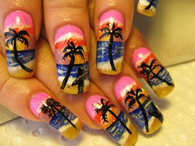 Miami Beach Nail Art Designs - wide 2