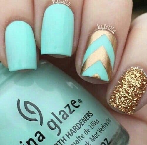 40 Mint Green Nail Designs To Make Heads Turn 21 Trends