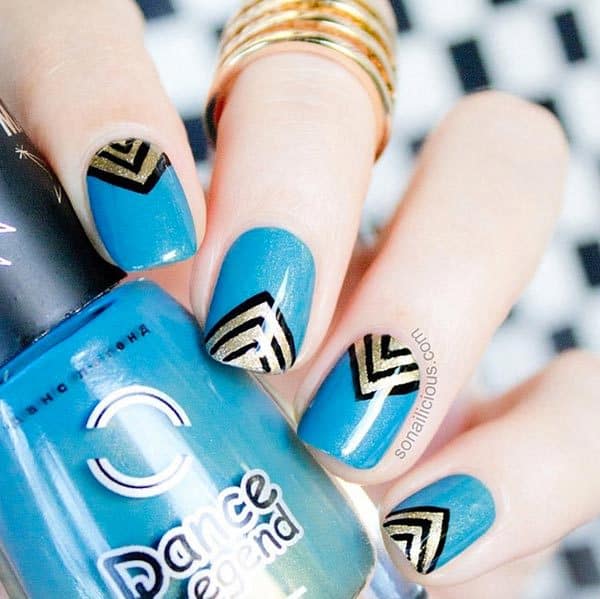 geometric nail art designs