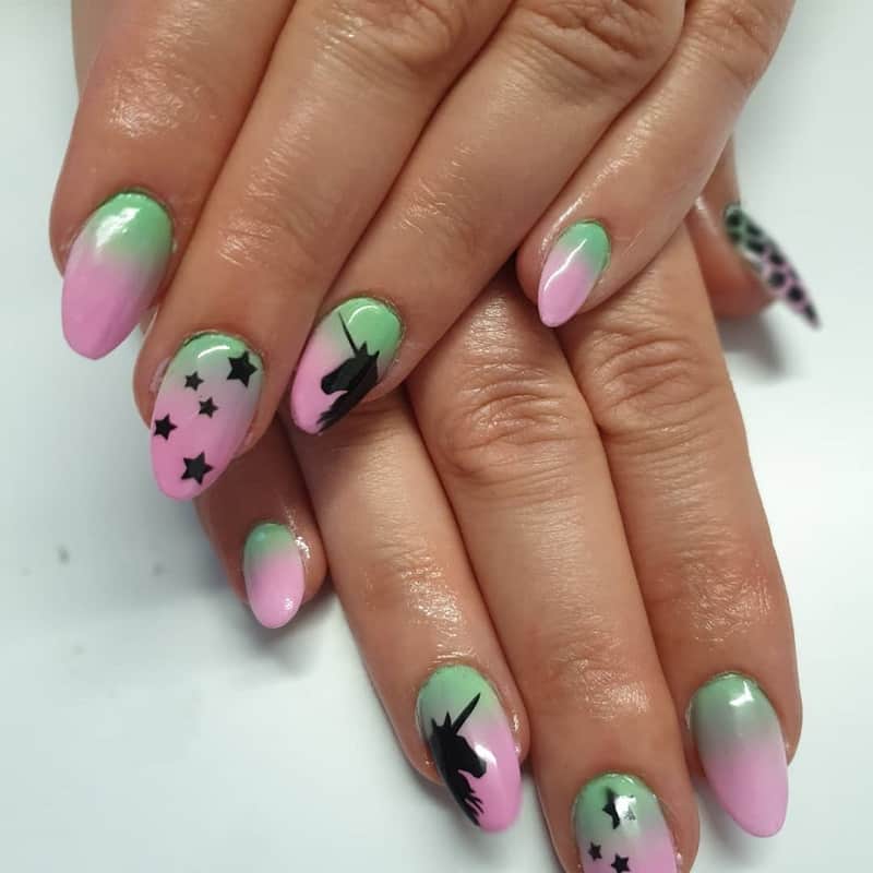 airbrush decals nail