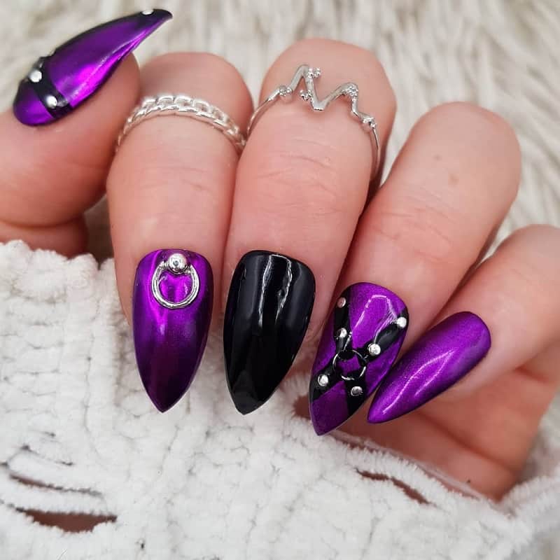 gothic lolita nails