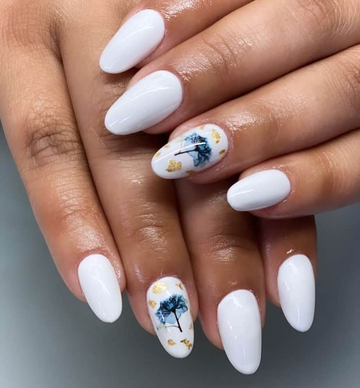 acrylic nail ideas round