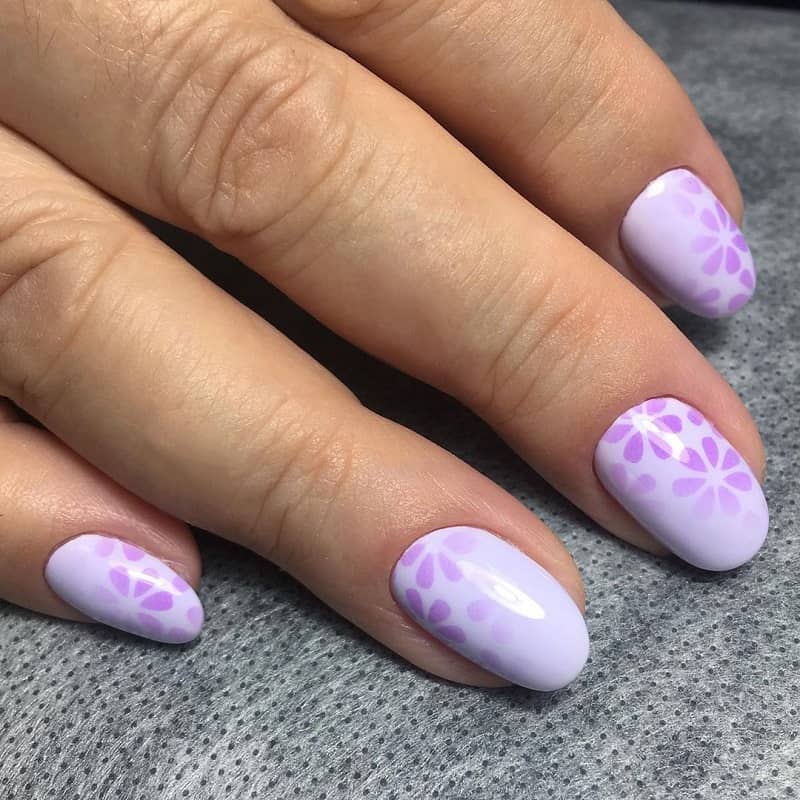 airbrush flower design nail art