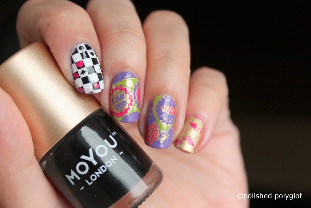 alice in wonderland nail designs