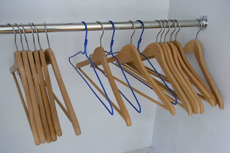 Smooth out wooden Hanger with clear nail paint