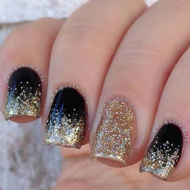 35 Gradient Glitter Ombre Nails To Add Glam Naildesigncode