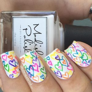 30 Fascinating Heart Nail Designs Trending in 2024