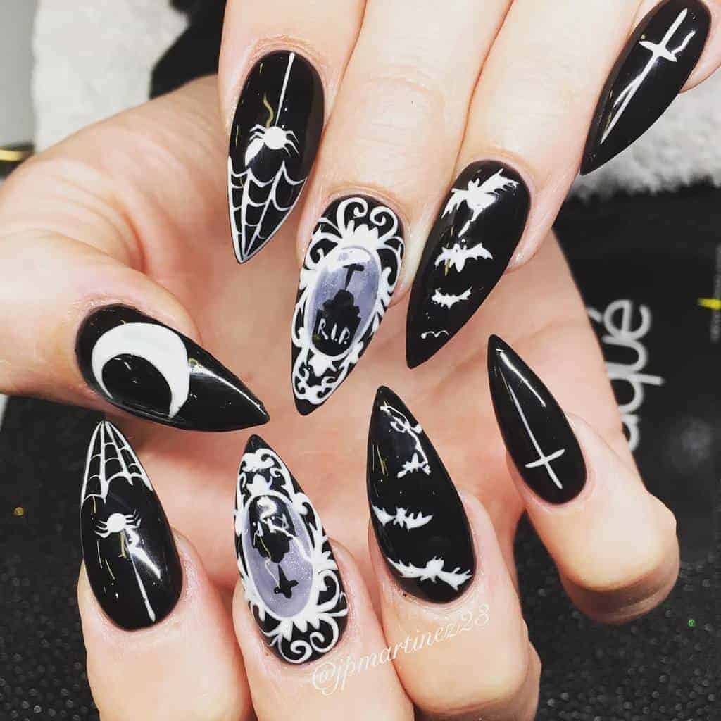 Top 35 Emo & Gothic Nails to Try