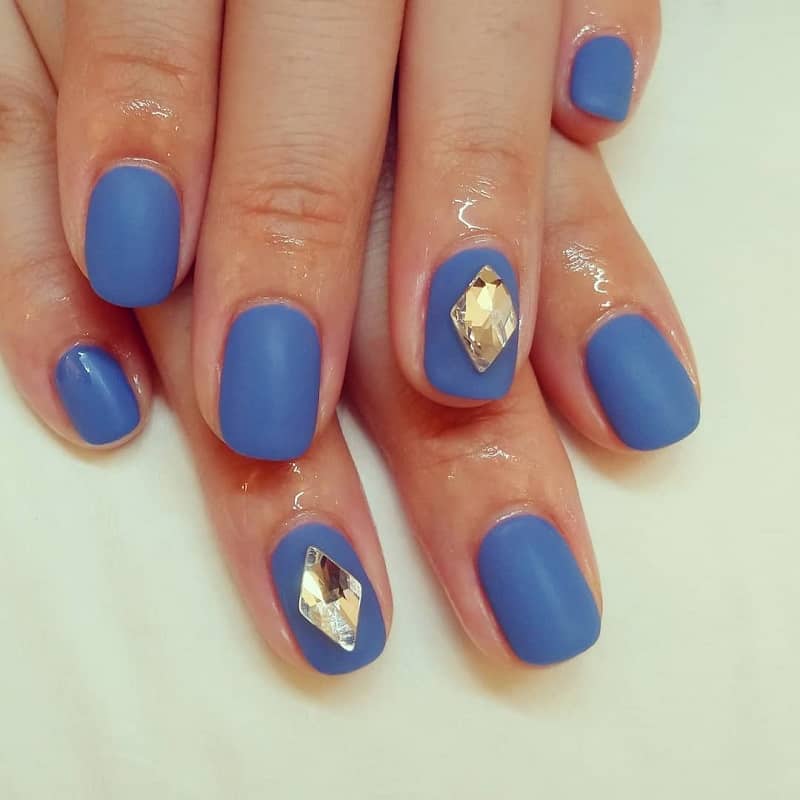 crystal stone nail art