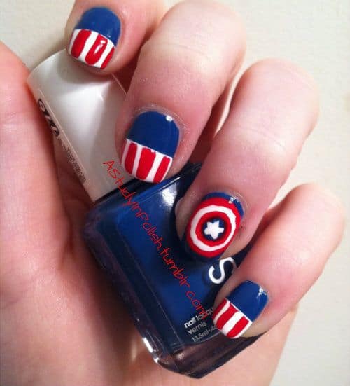 captain america nails