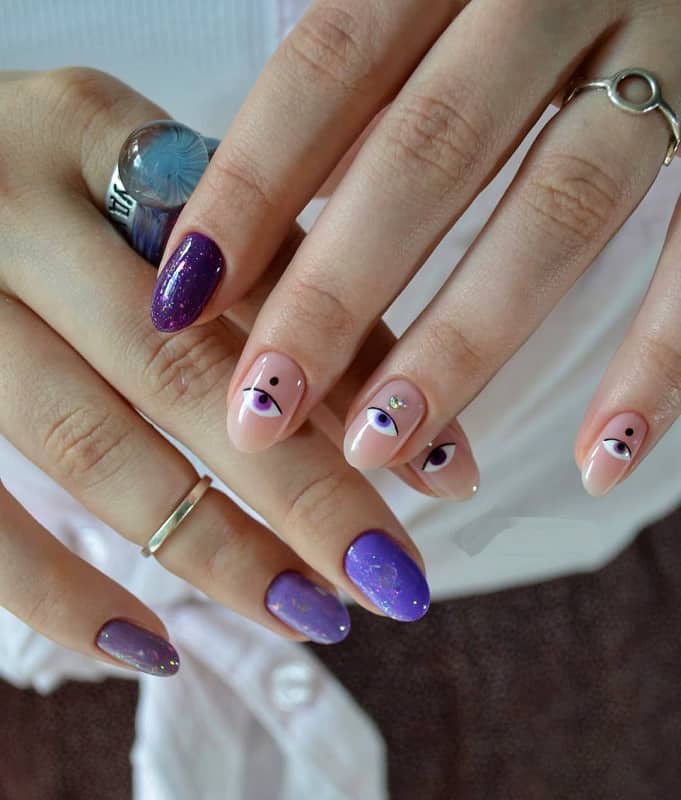 korean nails stickers