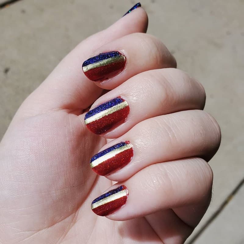 wonder woman nails 