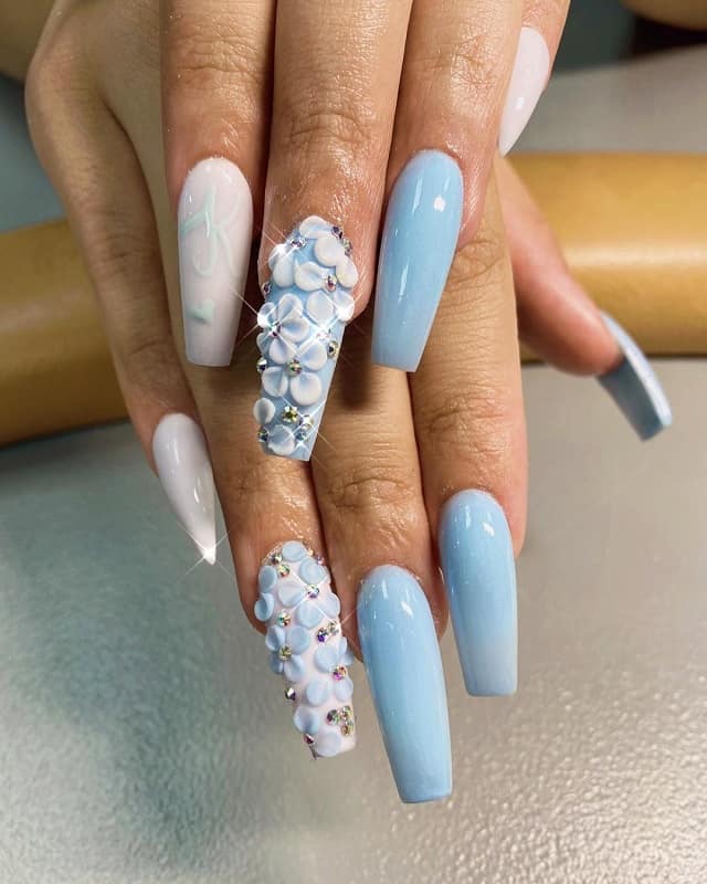 winter nail design for teens