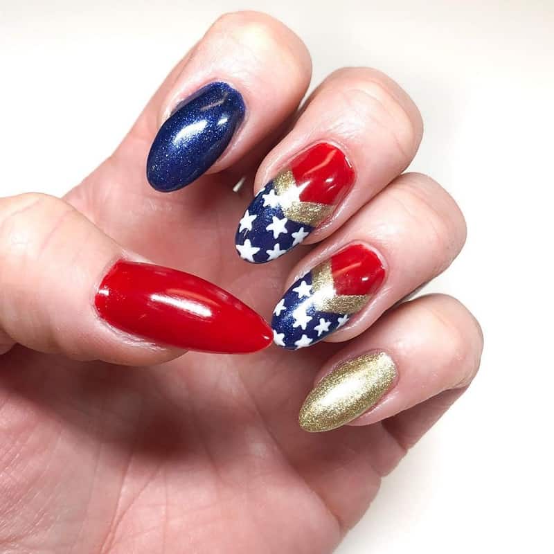 wonder woman nails