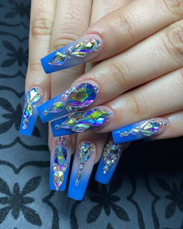 large swarovsky crystals for nail