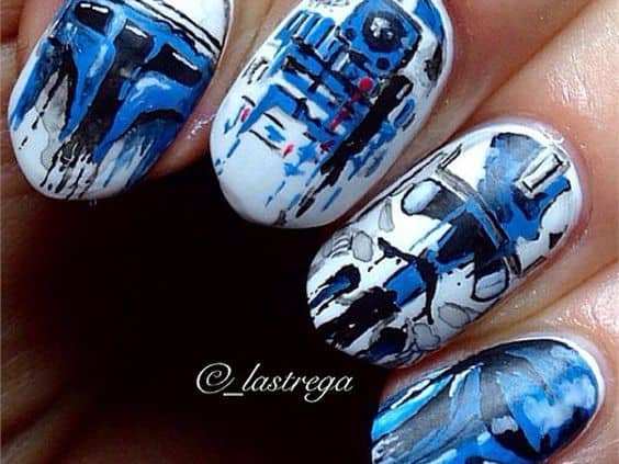 Star Wars nail design