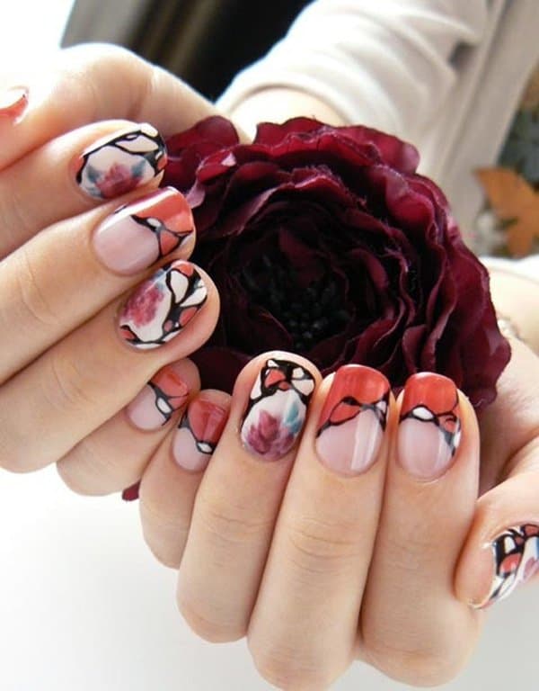 Pretty Japanese nail art