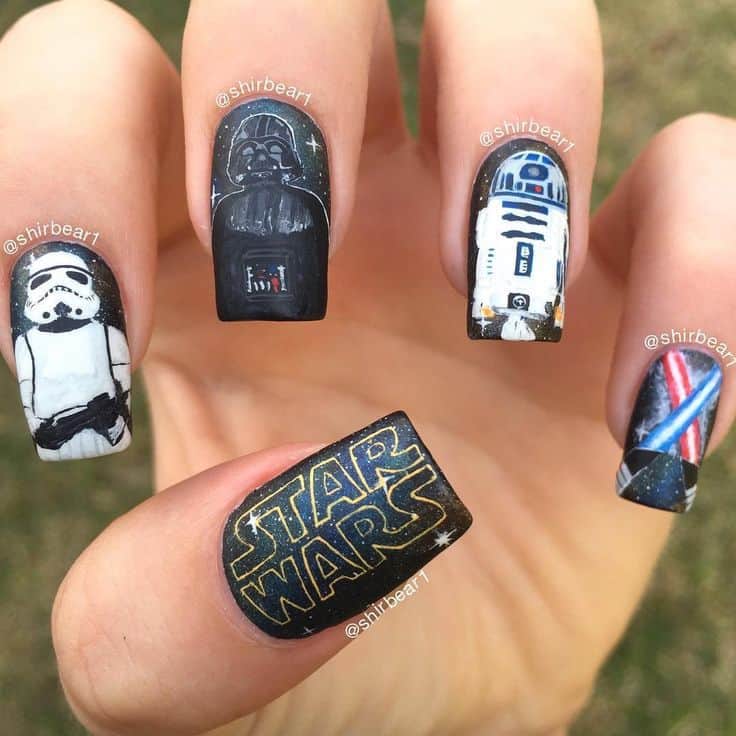 20 Star Wars Nails To Show Love For The Trilogy NailDesignCode