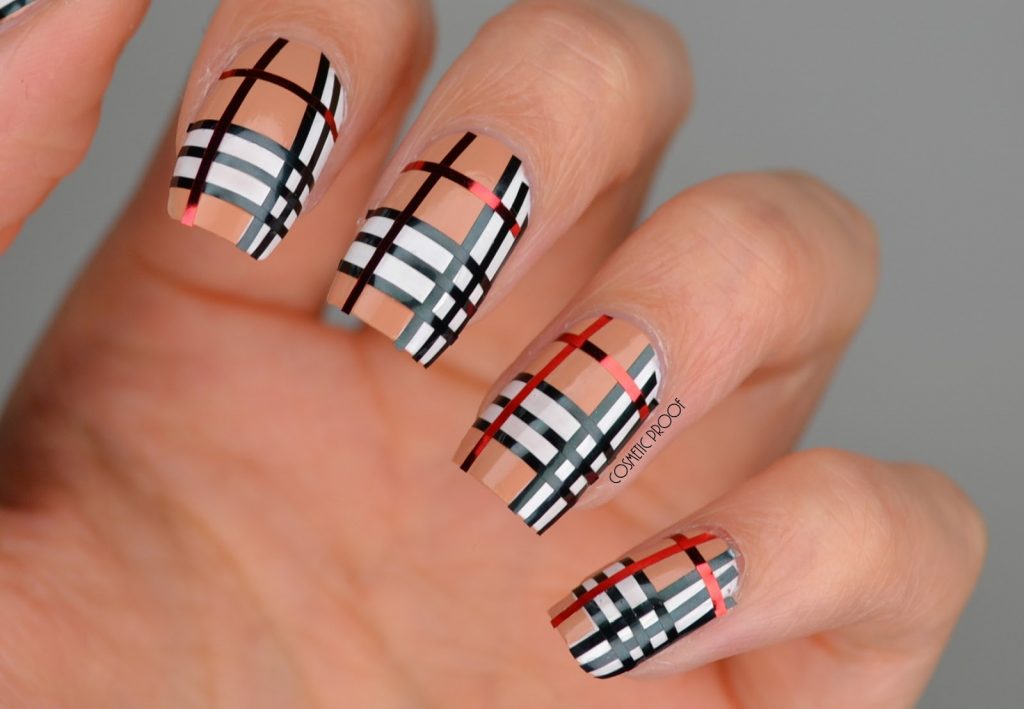 7. Surgical Tape Nail Art for Long Nails - wide 10