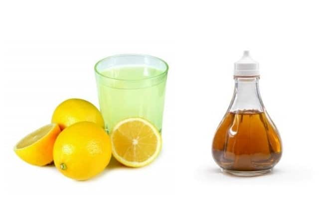 Vinegar & Lemon Juice as nail polish remover