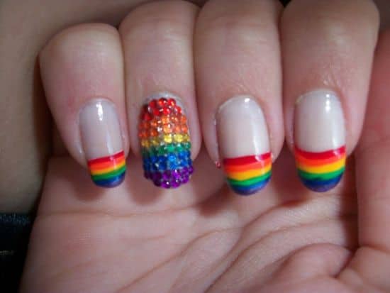 40 Vibrant Rainbow Nail Designs to Celebrate Life – NailDesignCode