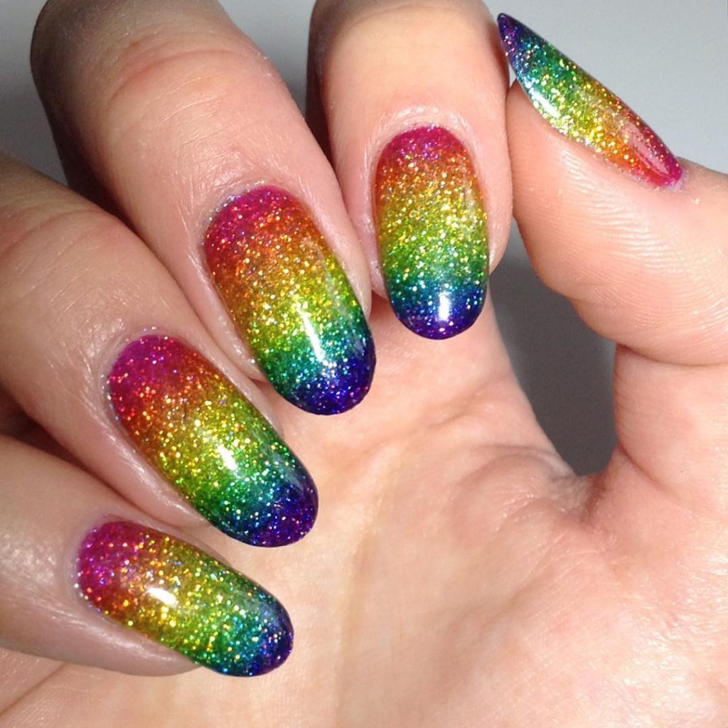 rainbow nail ideas