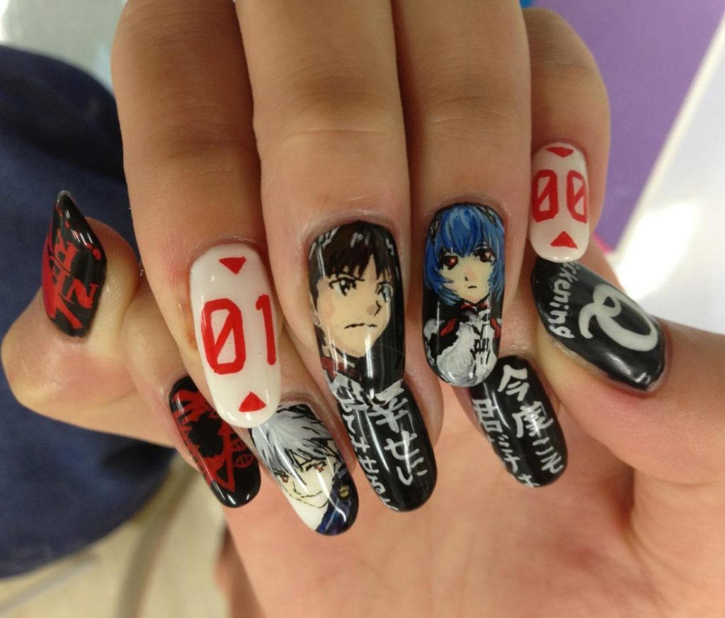 Anime Aesthetic Nails With tenor maker of gif keyboard add popular