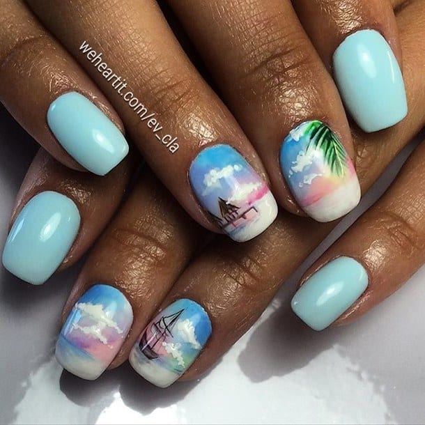 Caribbean Nail Art Designs Nail Art Ideas