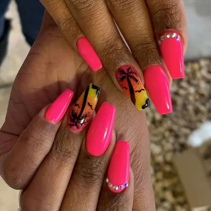 Nail Colors For Beach Vacation 2024 Rhody Kristine   Beach Vacation Nails 